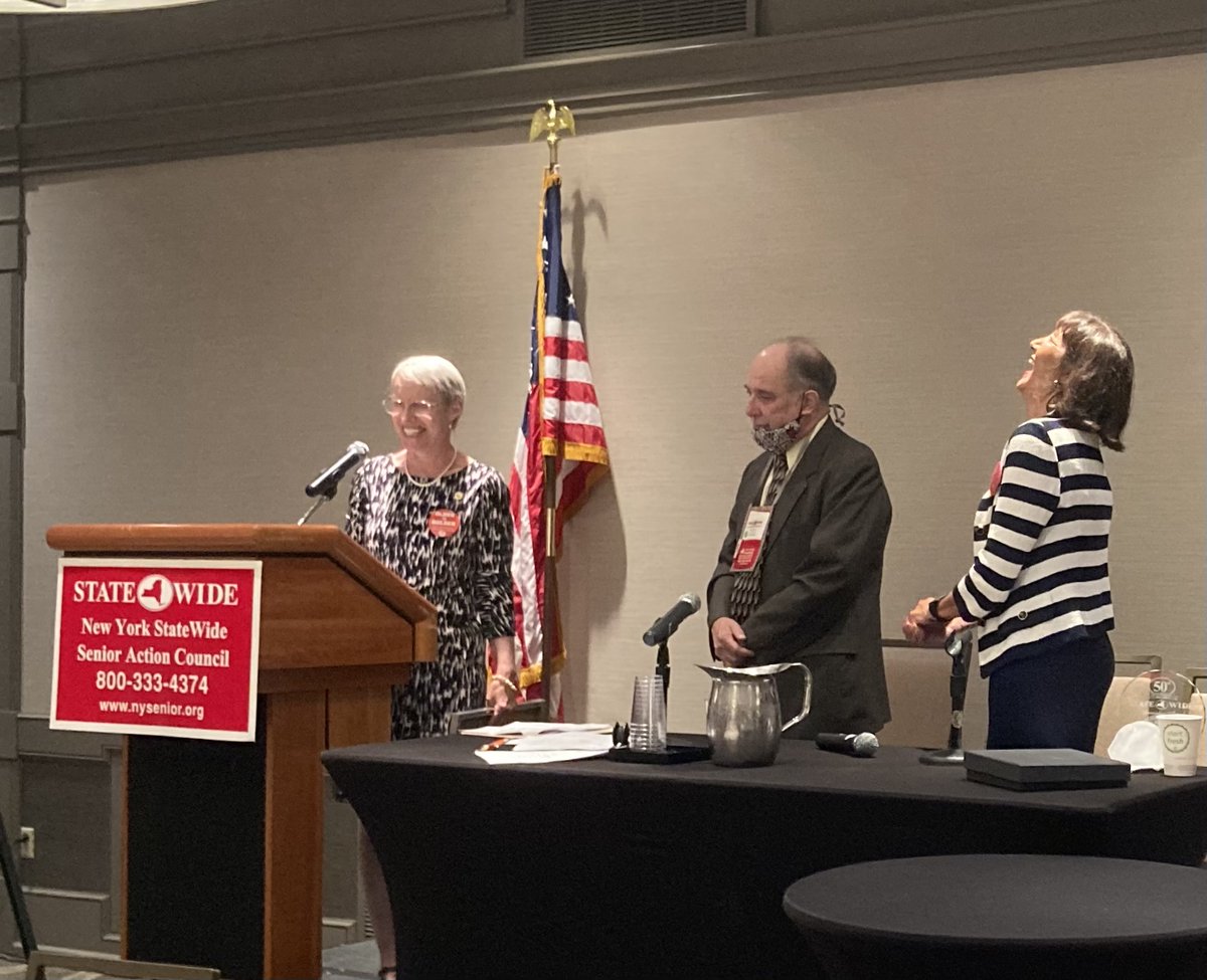 It was an honor to attend the @NY_StateWide conference this week and recognize their remarkable 50 years of serving New York's seniors with info and advocacy on Medicare, SSI, EPIC, and so much more.
