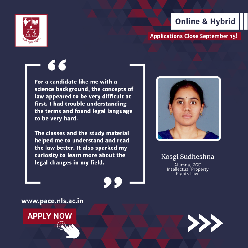 NLSIUofficial's tweet photo. Our Professional and Continuing Education cohorts are diverse, with graduates across disciplines building legal skills specific to their line of work. Here's what some alumni have to say about their experience. 

Applications close soon by Sept 15! Enrol: https://t.co/joY7dbxq5j