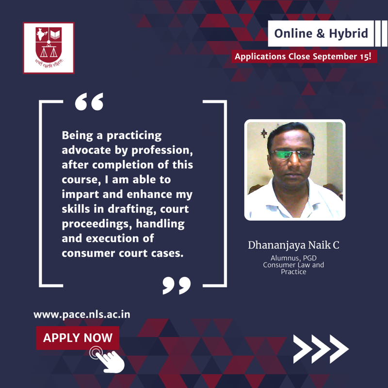 NLSIUofficial's tweet photo. Our Professional and Continuing Education cohorts are diverse, with graduates across disciplines building legal skills specific to their line of work. Here's what some alumni have to say about their experience. 

Applications close soon by Sept 15! Enrol: https://t.co/joY7dbxq5j