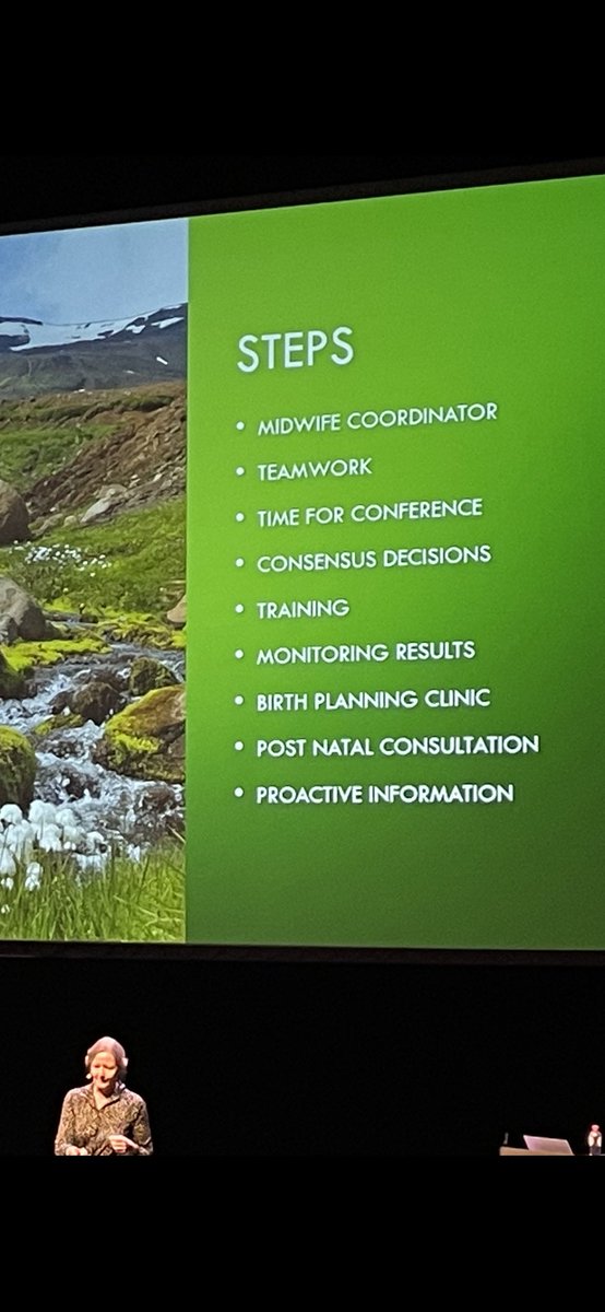 This is how maternity care in a region in Denmark is organized to reduce section rate and it is succesfull #NLNB22