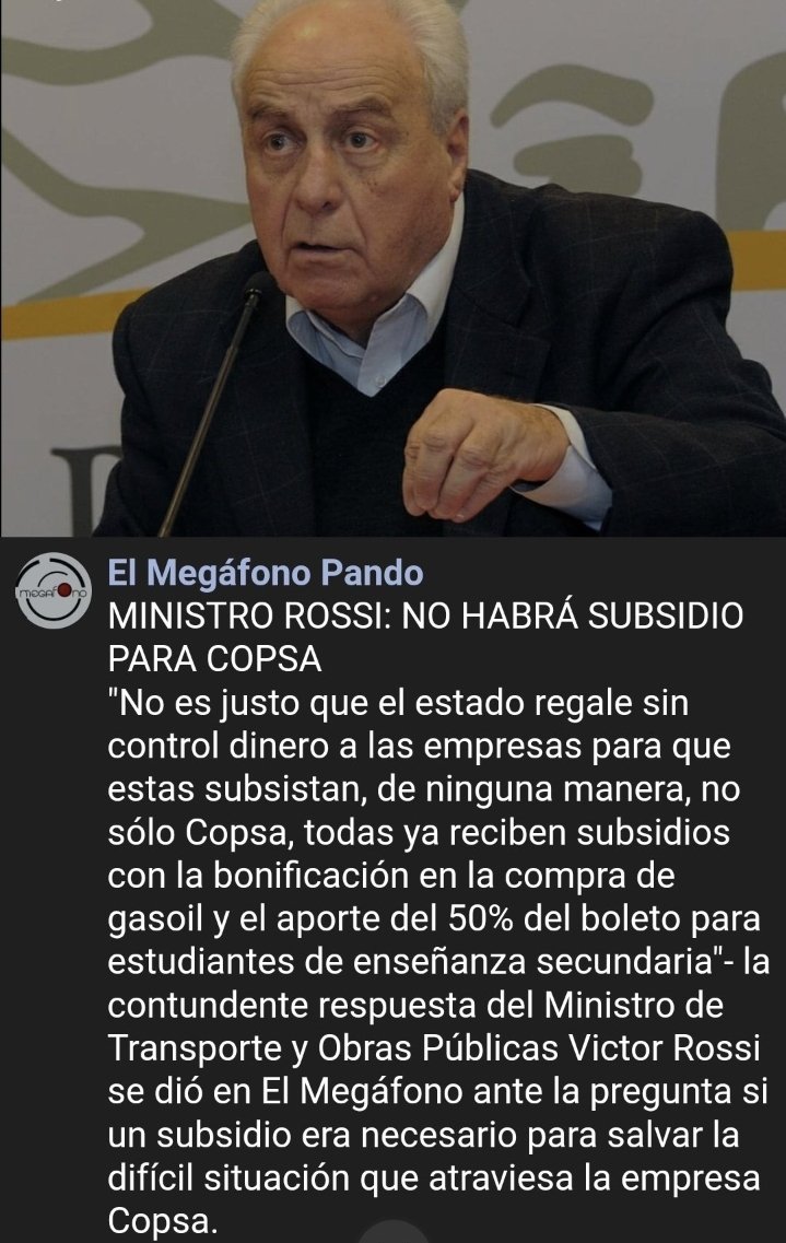 sergiomige's tweet photo. Me encantaría escucharte a todos los sindicalistas del PIT-CNT que durante 15 años estuvieron calladitos la boca mientras COPSA se fundía día a día https://t.co/aAe2GH5RnD