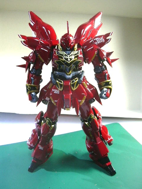 #見た人も無言で赤い何かをあげる自作品でHGシナンジュはリベンジしたい。 