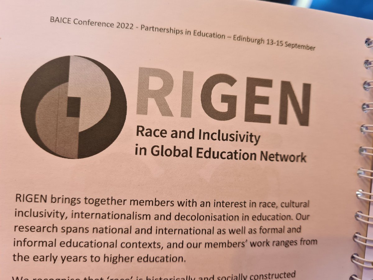 RIGENedu's tweet photo. RIGEN is pleased to collaborate with #BAICE2022 to invite participants to know more about our work. Our Co-Convenor @JliRobertson, &amp; @AlisonBucklerEd as conference Co-Chairs and colleagues have done a great job putting together an excellent programme! @MorayHouse https://t.co/eI7thKEjGv