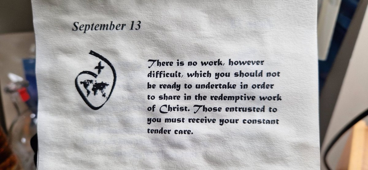 EileanIdhe's tweet photo. Thought for the day courtesy of the daily reflections of St Madeleine Sophie Barat #sacredheart #faith #faithjourney #seekinginspiration https://t.co/CDbzJ2A7X9