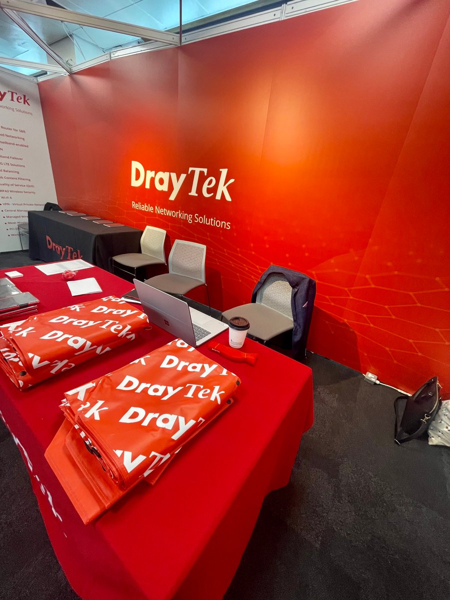 DrayTekUK's tweet photo. The DrayTek UK & Ireland team are at Technology Live 2022 at The Business Design Centre, London. Come visit us at Stand 30!
After show drinks on DrayTek at The Skinny Kitchen.
#technologylive #DrayTek #networking #solutions # https://t.co/0d64FETMVh