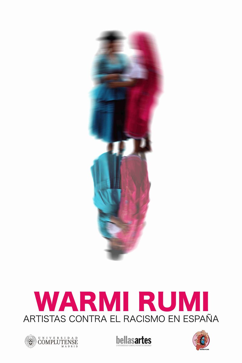 Warmi Rumi presenta un ciclo de actividades para erradicar el racismo: mesa de debate, ponencia, performance, videoperformances en la sala La Trasera de la Facultad de Bellas Artes de la Universidad Complutense de Madrid.
#UCM #culturaucm #bellasartesucm #racismo #racismoespaña