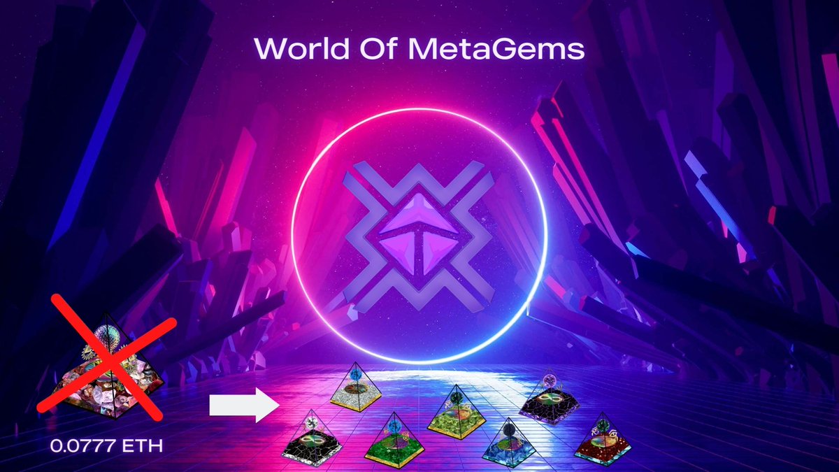 worldofmetagems's tweet photo. 🚨INSANE NEWS🚨 

we decide to drop our #mint price for the metagems genesis most powerful resource for the @worldofmetagems #metaverse. 🌎

Get 7 #NFT for the price of one. NOW ONLY 0.0111 #ETH 💎

WHY : We need to integrate data in the #game.🎮

https://t.co/iVbqtuy8Be 👈
GO🔥 https://t.co/tdWrUtdeq5
