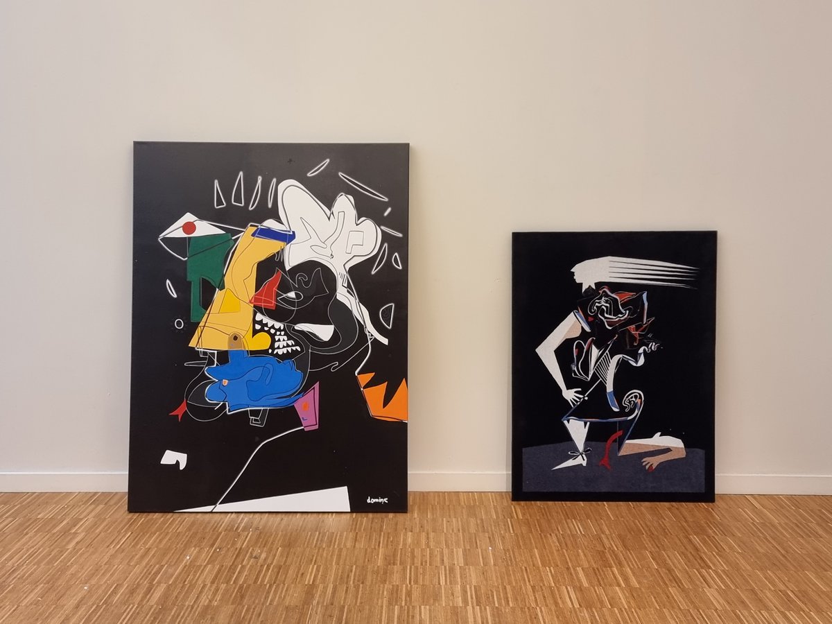 Random pics of my #artworks 
#contemporaryart #digitalart #nft #gallery