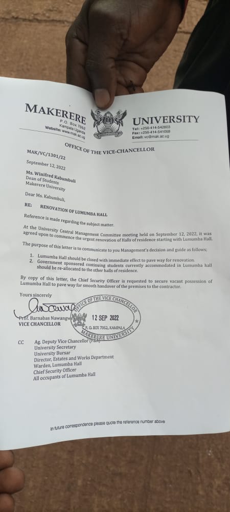 habibmustafah's tweet photo. Begin with Block C which is not functioning, after that move students from A to occupy C, Work on A then B to A and work on https://t.co/9lKNfUtjTc that too much logic to use?Are you thinking of those private students in hall that can't afford hostel fee?@Makerere @ProfNawangwe https://t.co/5ndiLtg6vR