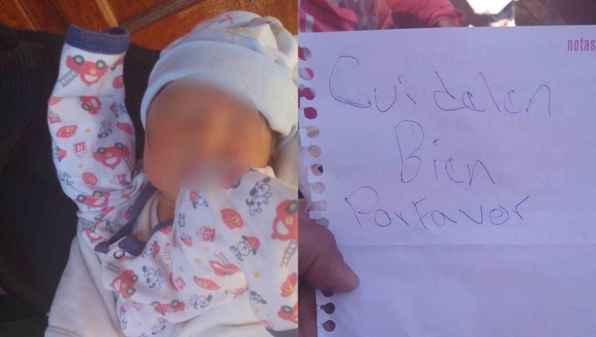 somosnoticiacol's tweet photo. Abandonaron a un bebé dentro de una bolsa con un mensaje que decía ¡CUÍDENLO BIEN POR FAVOR! - https://t.co/S1fm0Jz5Rg septiembre, 2022 https://t.co/buIoP0au2u
