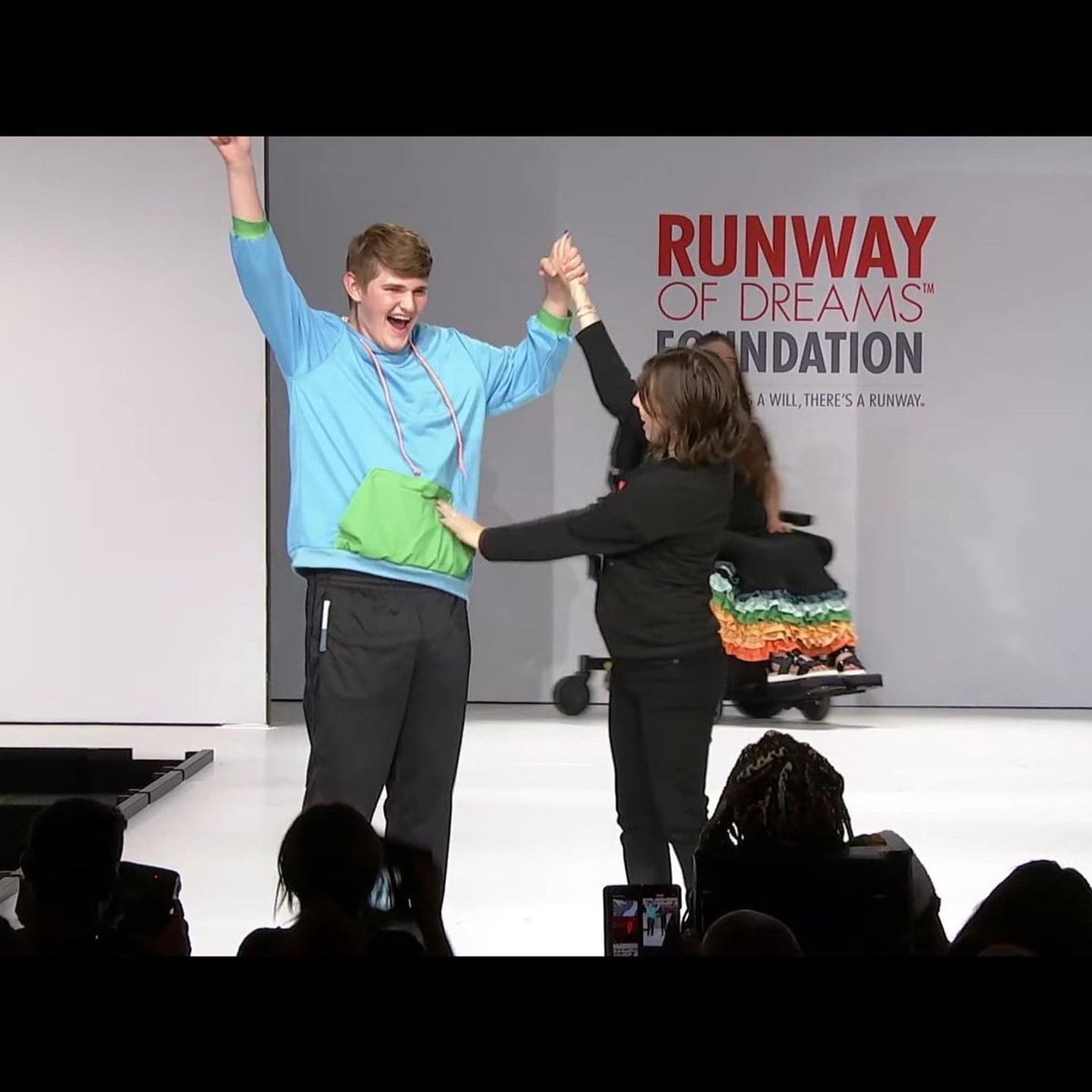 ESCofNJ's tweet photo. Academy Learning Center student Andrew Downey got to be in this year's New York Fashion Week, modeling during the Runway of Dreams Foundation Fashion Show yesterday! Way to go, Andrew. #ESCNJ #ALCNJ https://t.co/Ek2buqPmii