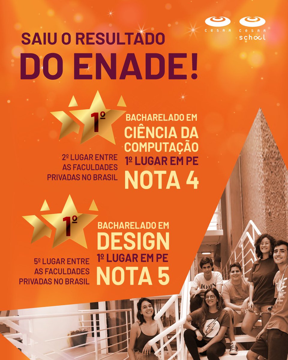 O Enade é uma prova nacional que avalia a performance do estudante, tudo que ele aprendeu em quatro anos de curso.