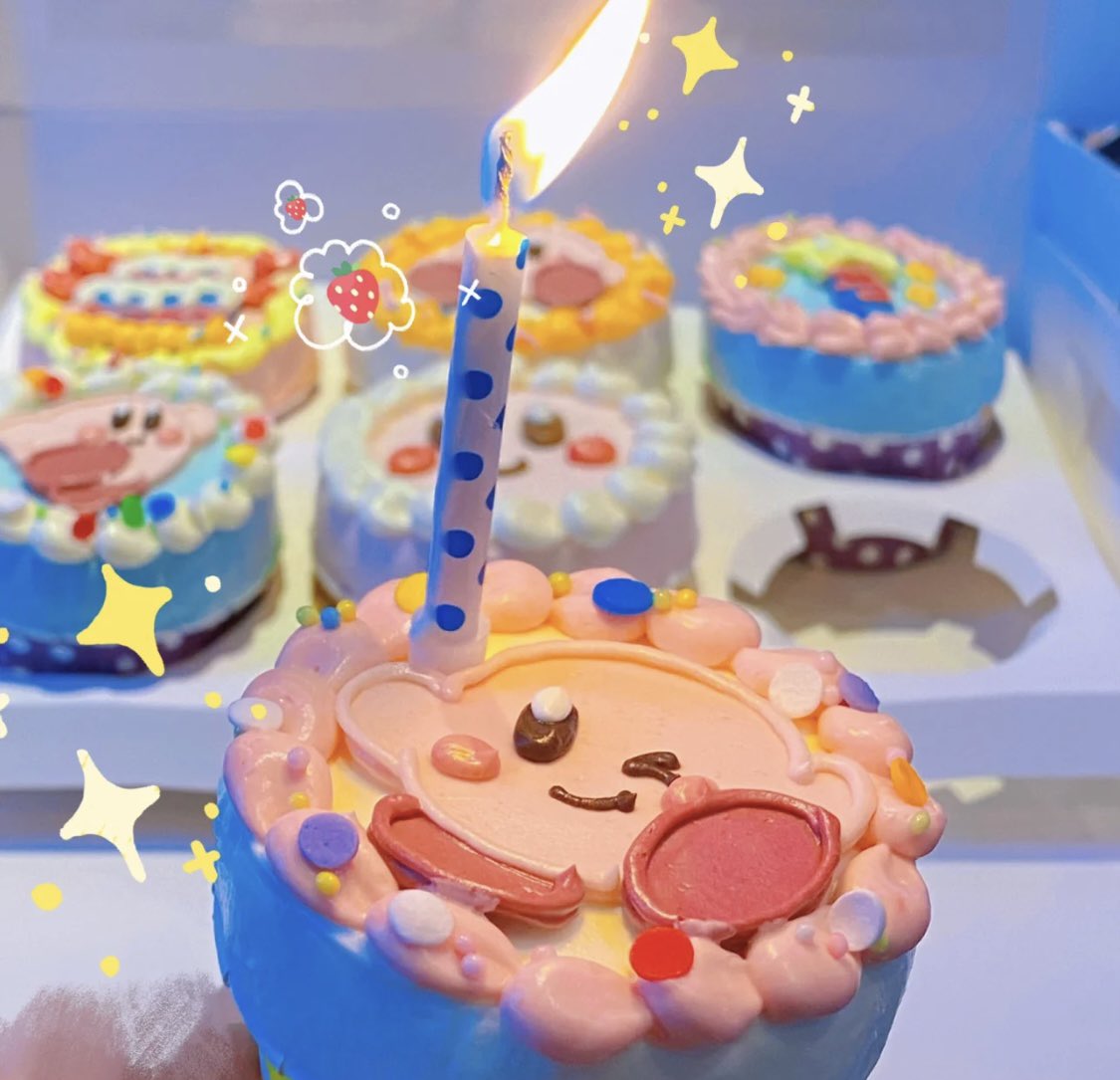 kirby mini cakes