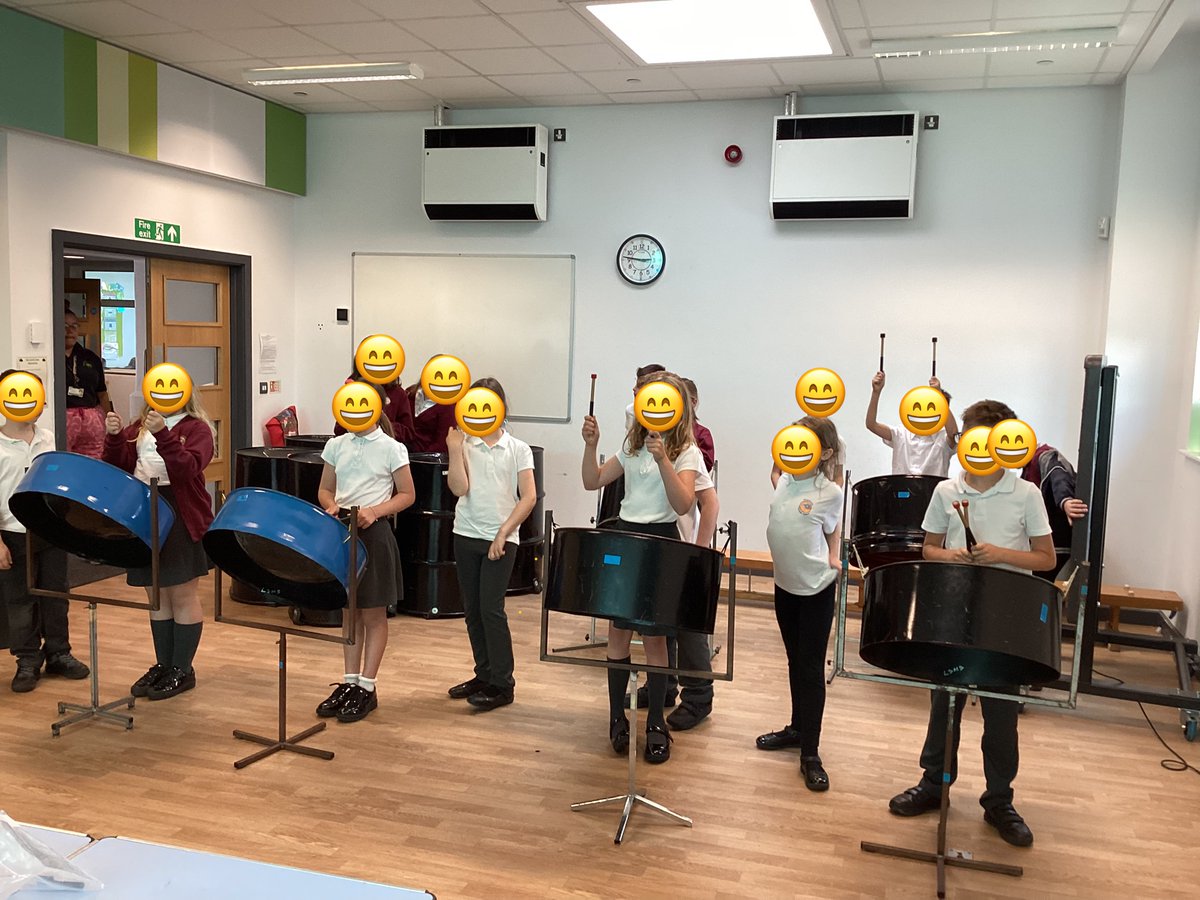 Awesome focus and determination seen throughout our steel pans session today! <a href="/LeicsMakeMusic/">Leicestershire Music</a> <a href="/Artsmarkaward/">Artsmark</a>