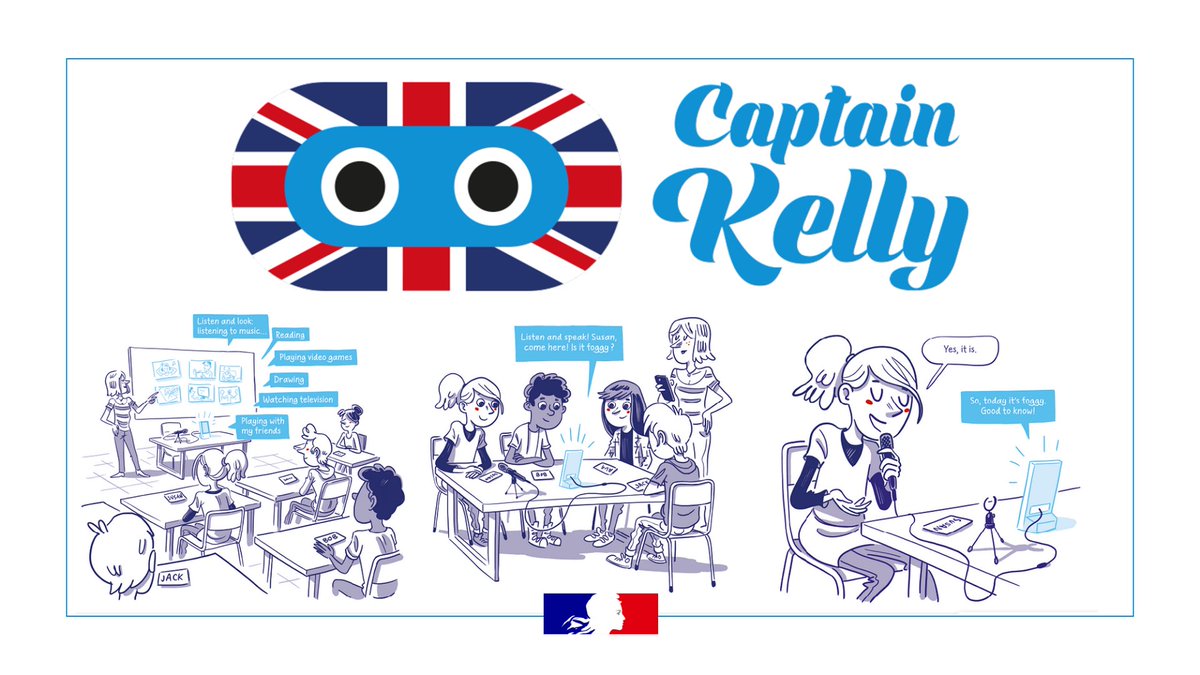 Eduscol's tweet photo. 🇬🇧 Connaissez-vous #CaptainKelly, votre assistant vocal pour l’apprentissage de l’anglais à l’école élémentaire ?
Découvrez une grande variété d’activités ludiques et pédagogiques et exemples d'usage en académie, du CP au CM2 ▶ https://t.co/UhirSF0vga
@eduscol_prim @edu_num https://t.co/Z7fZ5mVRvp
