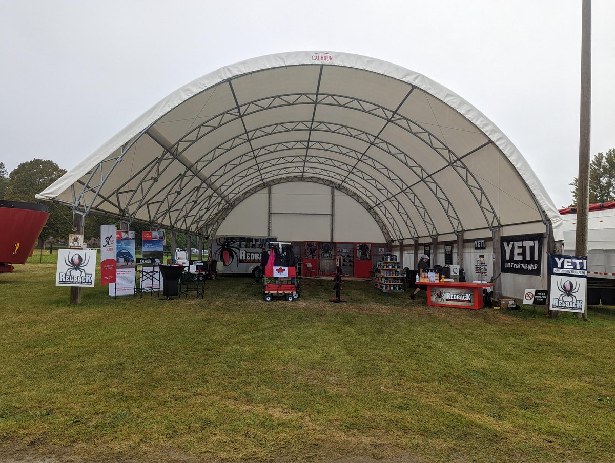 CalhounSS's tweet image. We are at the Canada Outdoor Farm Show in Woodstock from today until the 15th!  Come check out our structure and the amazing brands that Farm and Table are offering.  We are also giving away a FREE YETI Roadie 24 Cooler to a lucky winner.
#ourstrengthisinourstructure