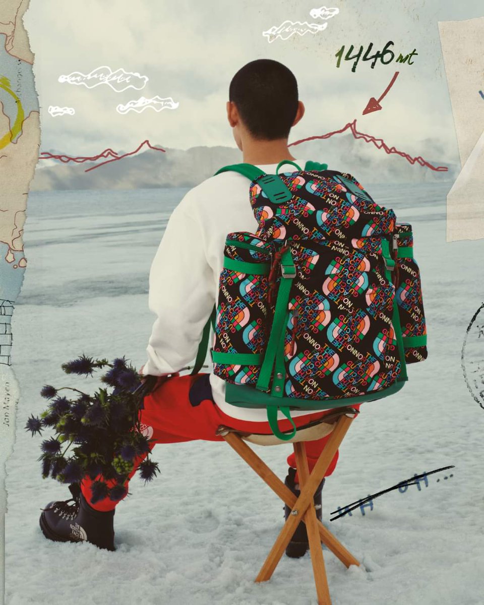 ㅤㅤ           𖨌𝗦𝗮𝗶𝗻𝘁 𝗖𝗼𝗺𝗽𝗮𝗻𝘆 𝗶𝗻𝗳𝗼.ᐟ
                        ⎯⎯⎯⎯⎯⎯⎯⠀
                               #𝐆U𝐂𝐂I

A coleção North Face x Gucci retorna com um terceiro capítulo celebrando ainda mais o espírito exploratório em todas as suas formas.