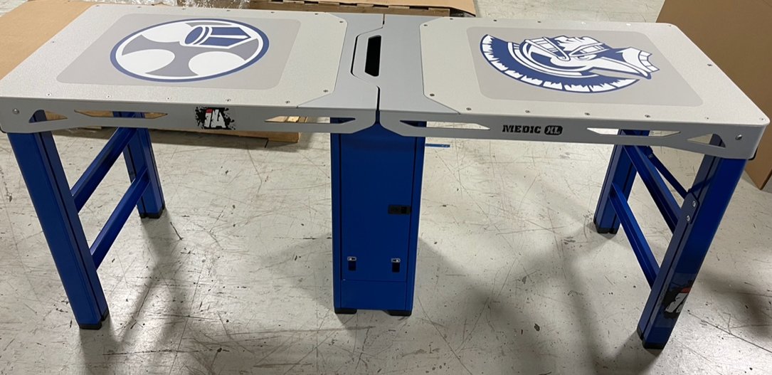 Impact_athletic's tweet photo. Thank you @CollinsSports for the order! @BCHS_SportsMed love your energy and passion for your student athletes! @BishopChatardHS @BCHSAthletics @rogersathletic @JParker_RA https://t.co/wMsPAm2eXV