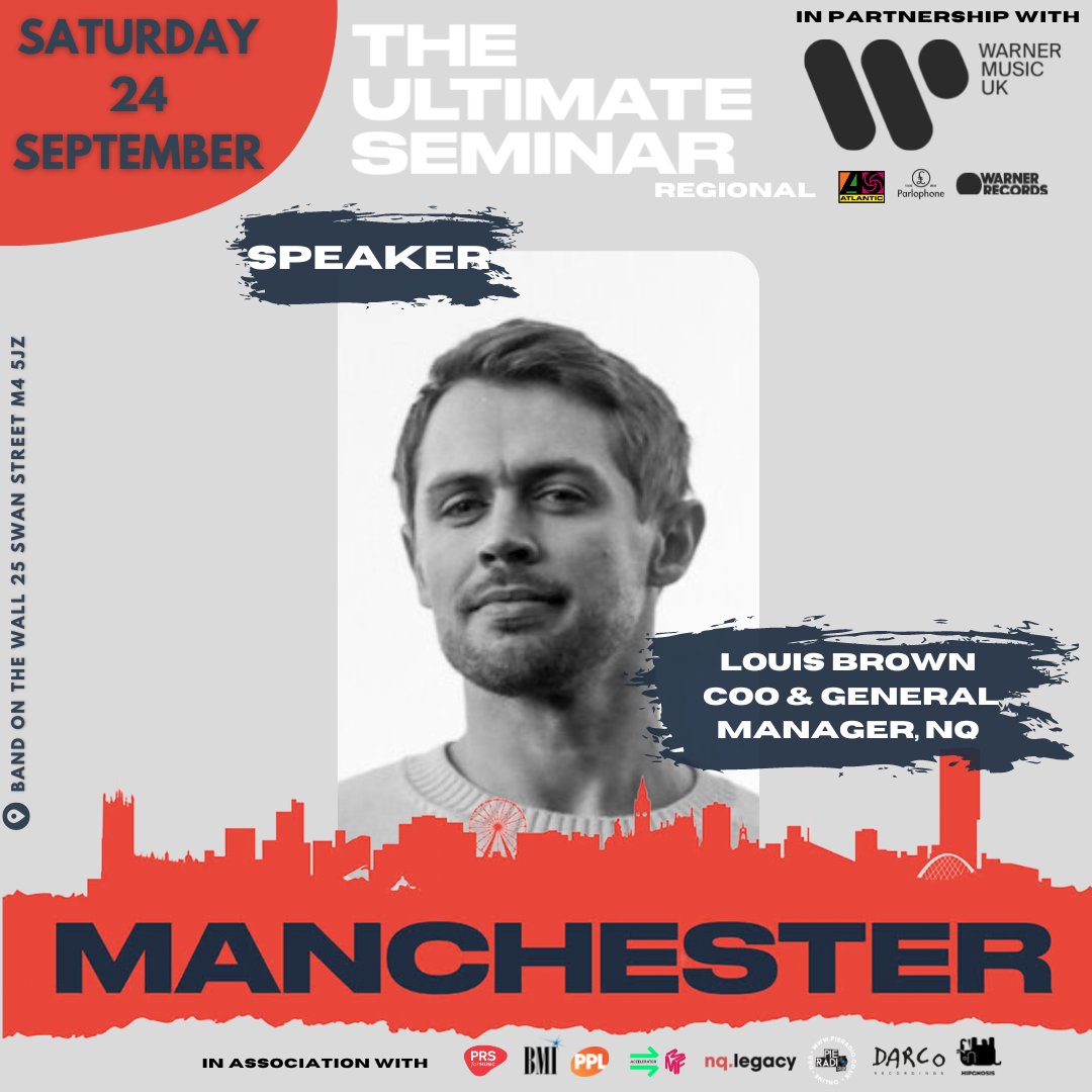 COO &amp; General Manager, <a href="/thisisnq/">NQ</a> <a href="/LouisBrown89/">Louis Brown</a> will be joining us on the panel at The Ultimate Seminar in Manchester.