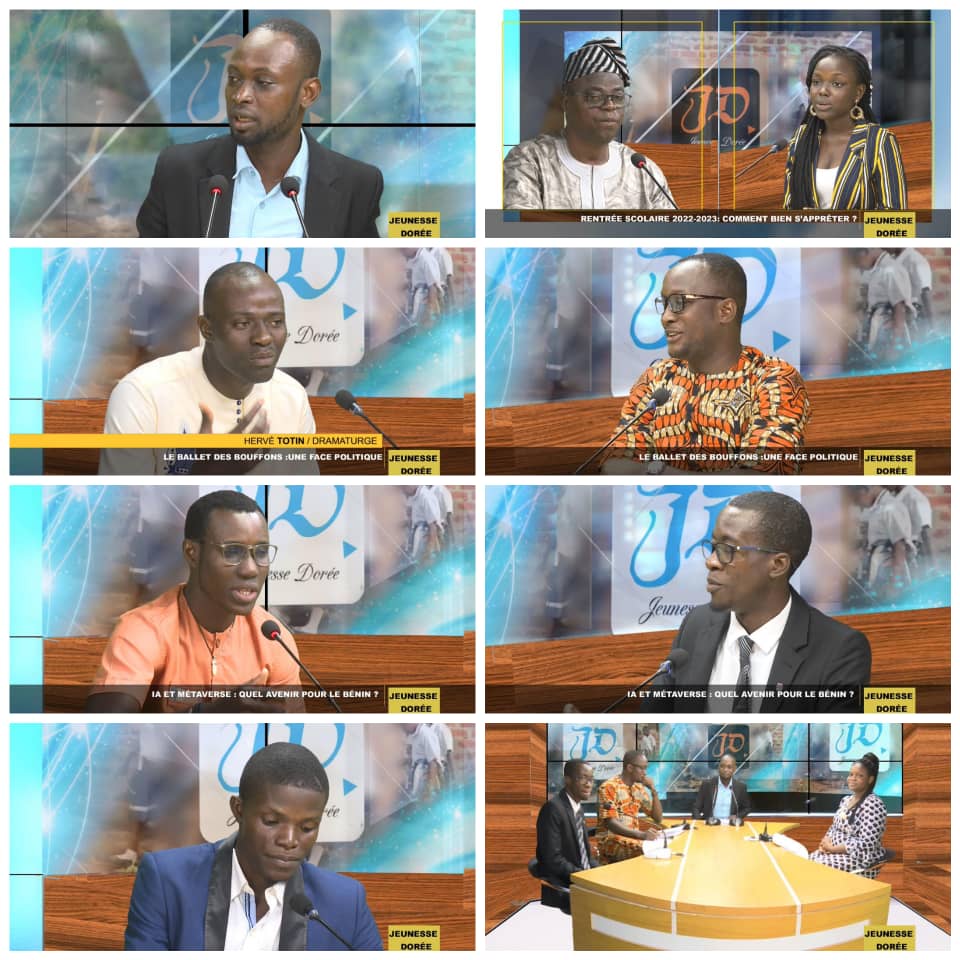 JDoreeBj's tweet photo. C'est la grande rentrée de #JDoreeBj today. Retrouvez tous nos chroniqueurs ainsi que les différentes innovations ce soir à partir de 16 heures de #CTN sur le canal 275 sur @etelelive
#JDoreeBj #InnovBuzz #KiffNumerik #JuniordAfrique #LettresArts #wasexo #ShowCase #TalkShow #IA https://t.co/D6LjotOkFJ