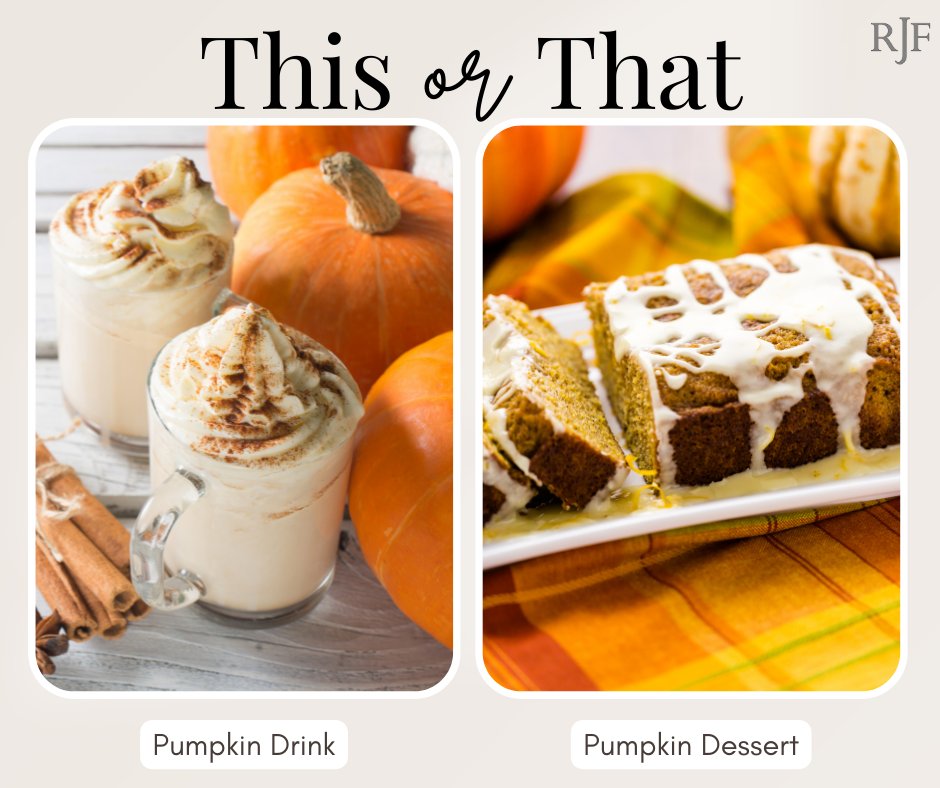 RJFischerTeam's tweet photo. #ThisOrThat - Unpopular opinion, but someone on our team doesn't like pumpkin spice lattes! This is a serious matter, y'all! Tell us your choice in the comments ⬇️
#happyfallyall #fall #pumpkinspicelatte #pumpkindessert #pumpkin #roundrocktx #austintx #roundrockrealtor #RJFTeam https://t.co/hSdyg8gmB3