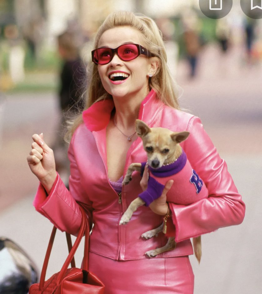 “whoever said orange was the new pink was seriously disturbed.” #nfid23 <a href="/ReeseW/">Reese Witherspoon</a>