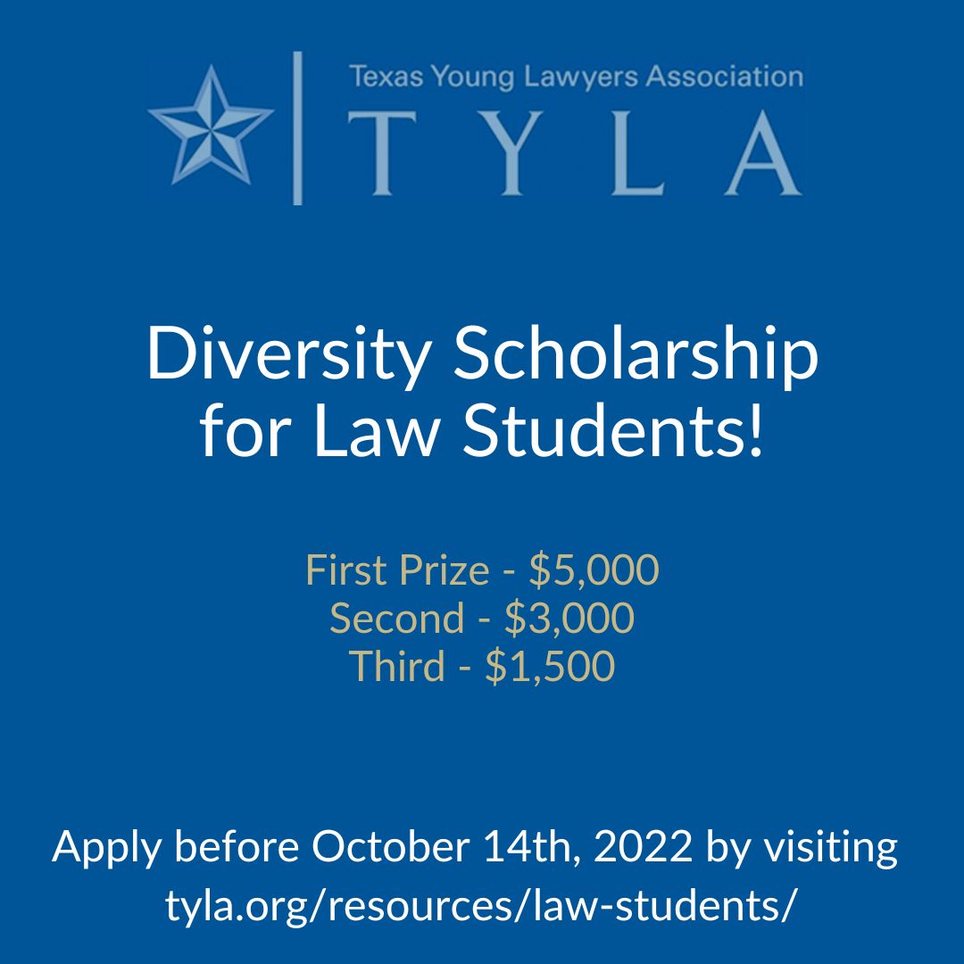 Attention Law Students: Apply for our diversity scholarship to receive $5k, $3k, or $1k. The deadline is 10/14.  tyla.org/resources/law-…

#TYLA #UncommonLeaders