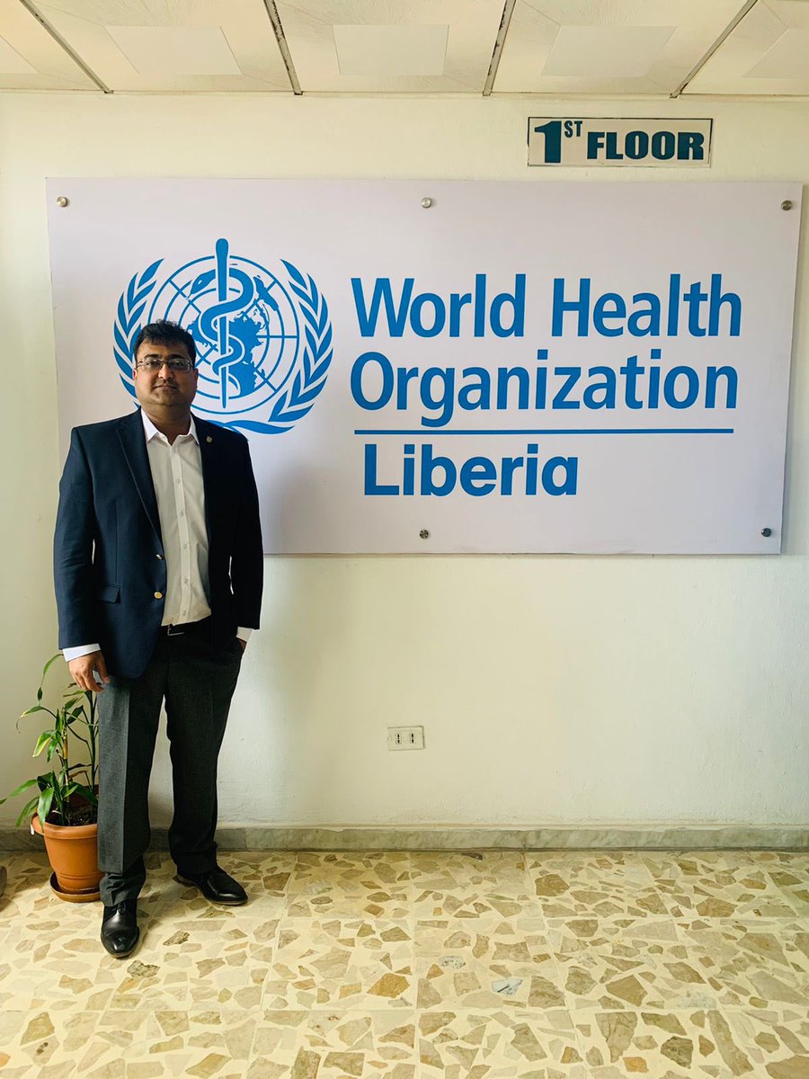 mzaslam77's tweet photo. It’s only getting better. An exciting morning spent at UN headquarters Liberia. Truly honoured to meet and deliver lecture at WHO headquarters On Sustainable Surgical Care and Universal health coverage @ayuncasselliii @RCSEdFRRHH @Watsoninverness https://t.co/XQZHT3OTWD