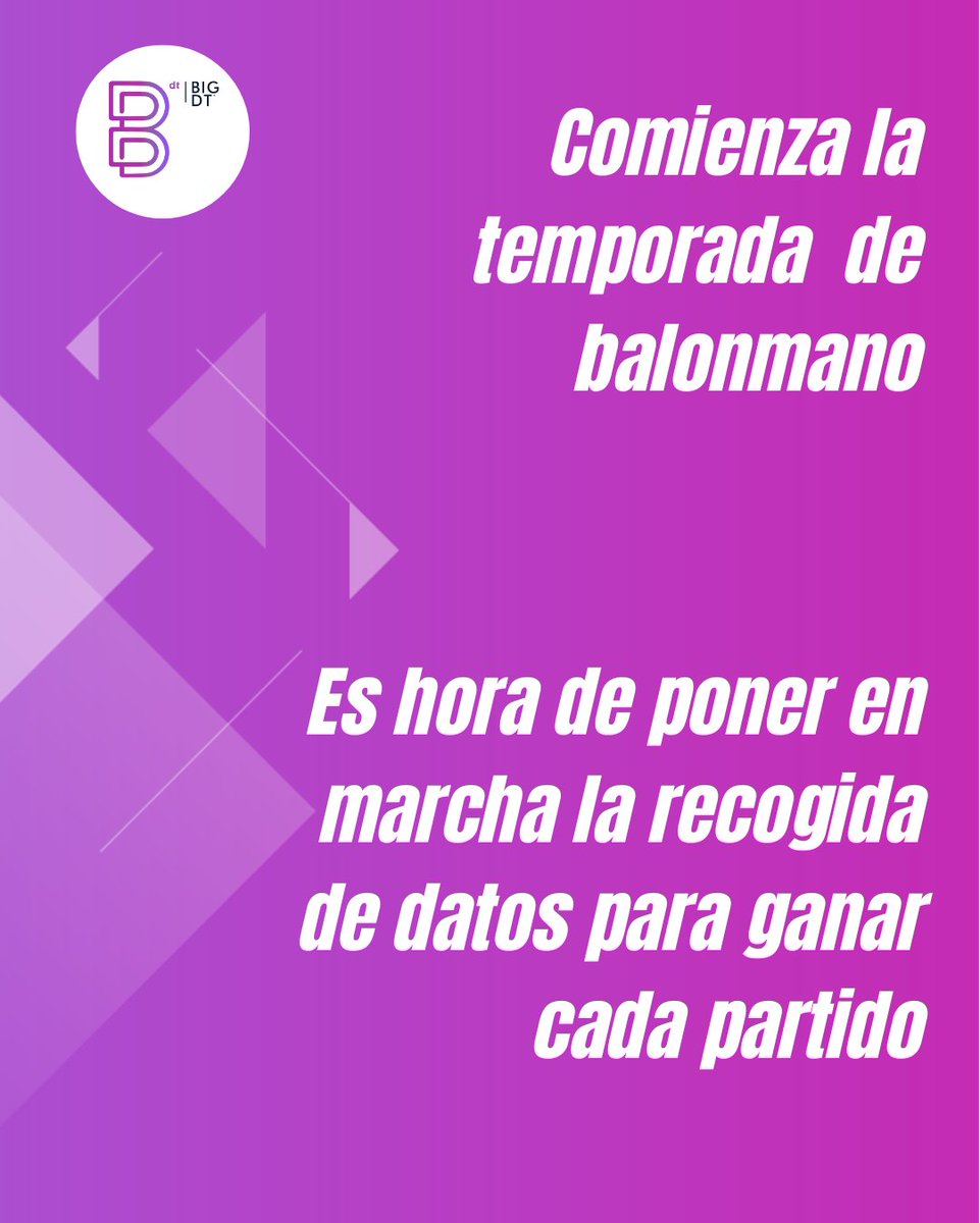 FamiliaJambitec's tweet photo. Comienza la temporada de balonmano y con BigDT comienza la recogida de datos y estadísticas deportivas para optimizar el rendimiento de cada equipo y cada jugador!! 🤾♀️🏐
#balonmano #datosdeportivos #bigdata #BIGDT https://t.co/omU1aMWSxH
