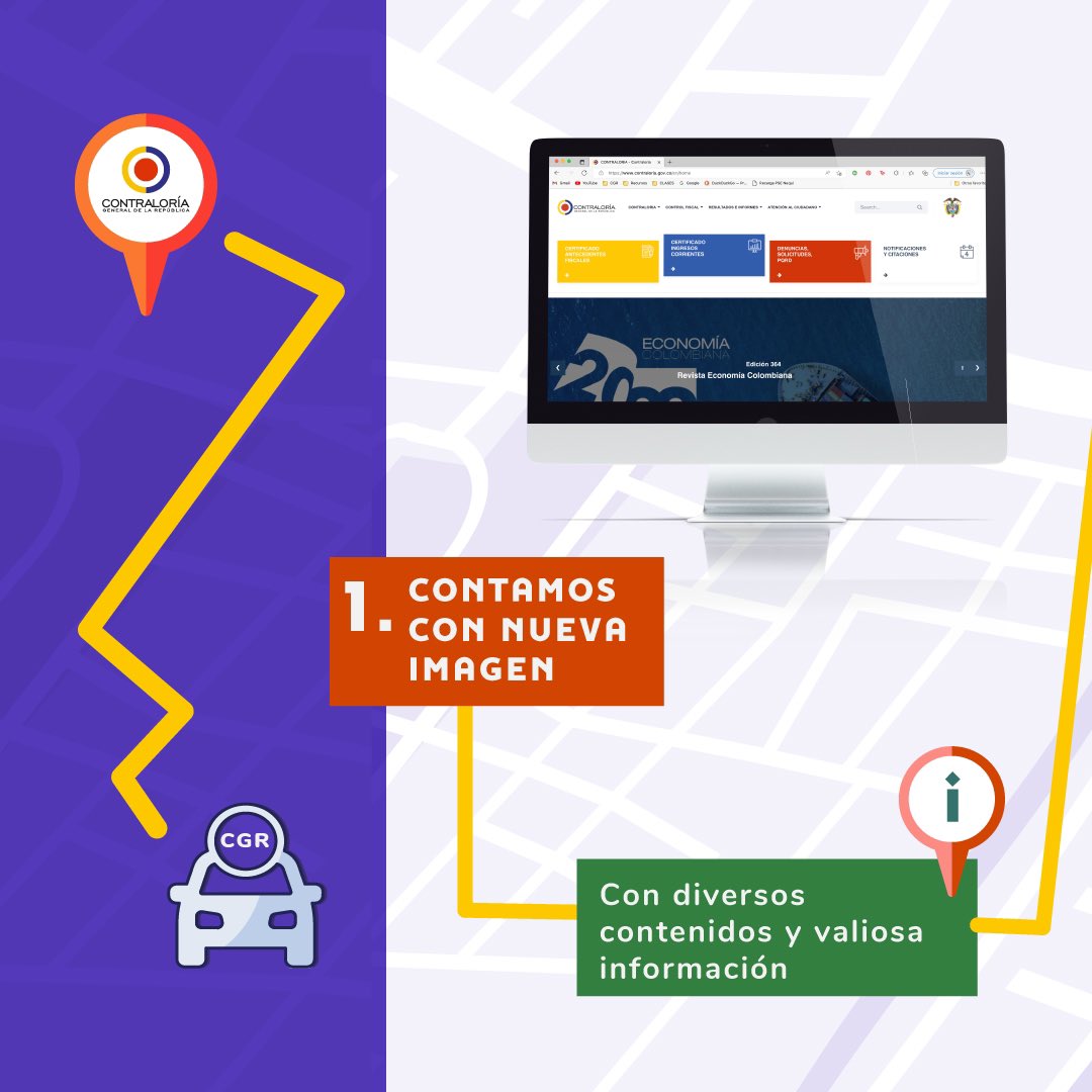 CGR_Colombia's tweet photo. #RutaDelNavegante Aquí te mostramos la manera más rápida y sencilla de consultar en la página web de la Contraloría General de la República. Con más tecnología hacemos #ControlQueTransforma https://t.co/1yOqXQkfyD