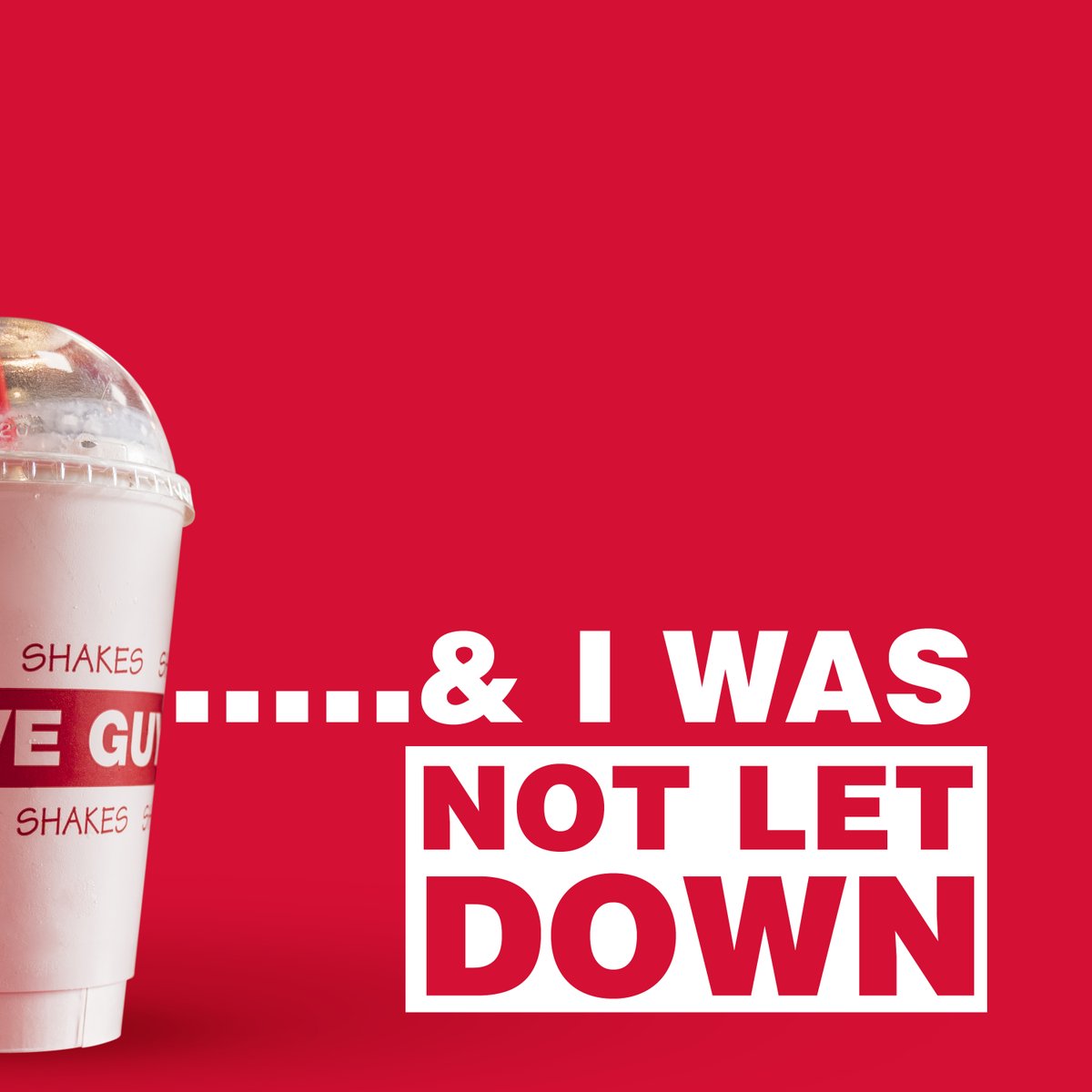No regrets! 🥤

Now get on here and try it for yourself! 🍦
________
#fiveguys #fiveguysqatar #milkshake #5guysmilkshake #5guys #fiveguysburgers #fiveguysburgersandfries #doha #qatar #dohaqatar