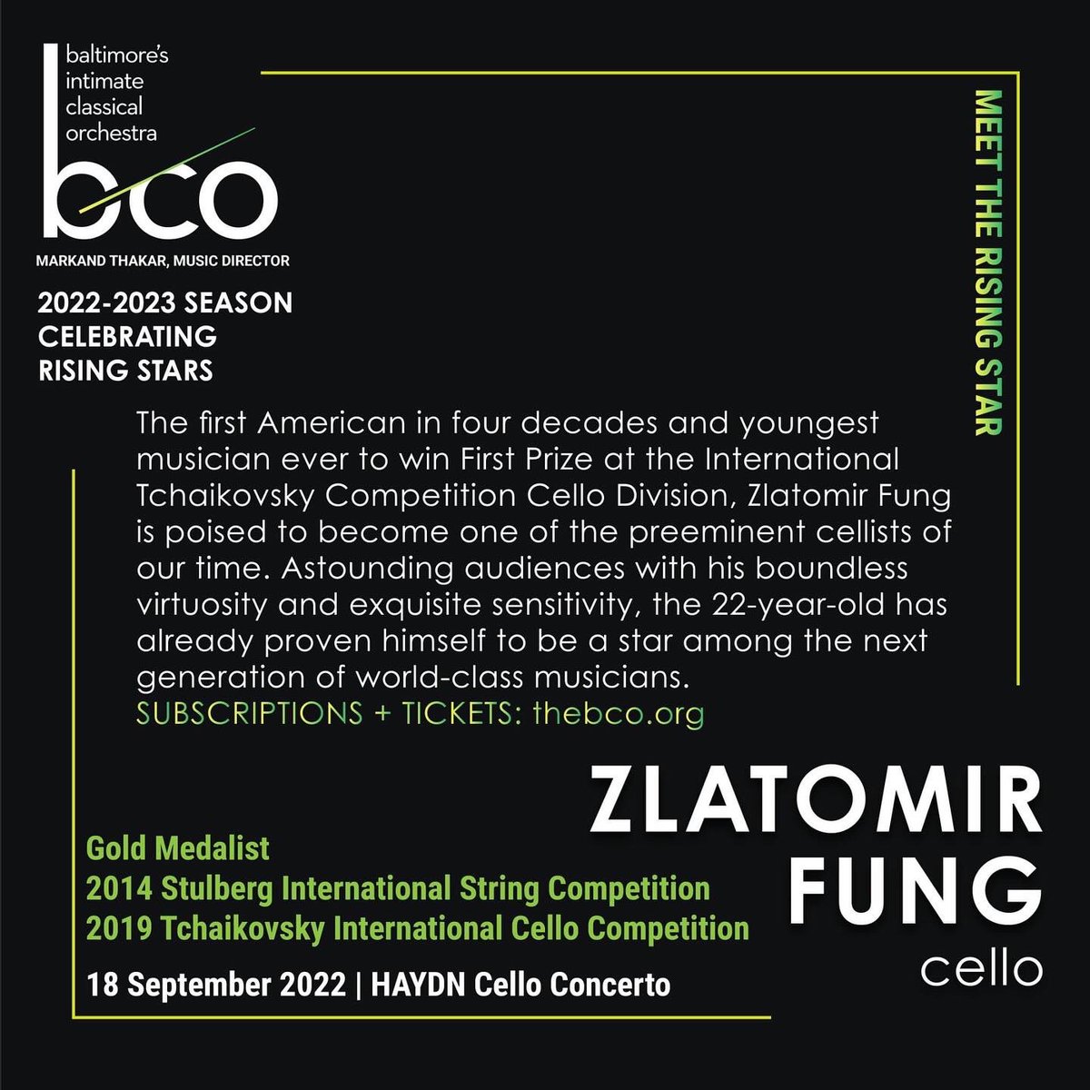 BaltChamOrch's tweet image. BCO's Season Kick-Off! Sunday at 3pm! Get your tickets today: thebco.org
[Covid UPDATE] Goucher College announced that, effective Friday, 16 September, masks are optional for indoor activities. If Goucher's requirements change, we will notify you as soon as possible.