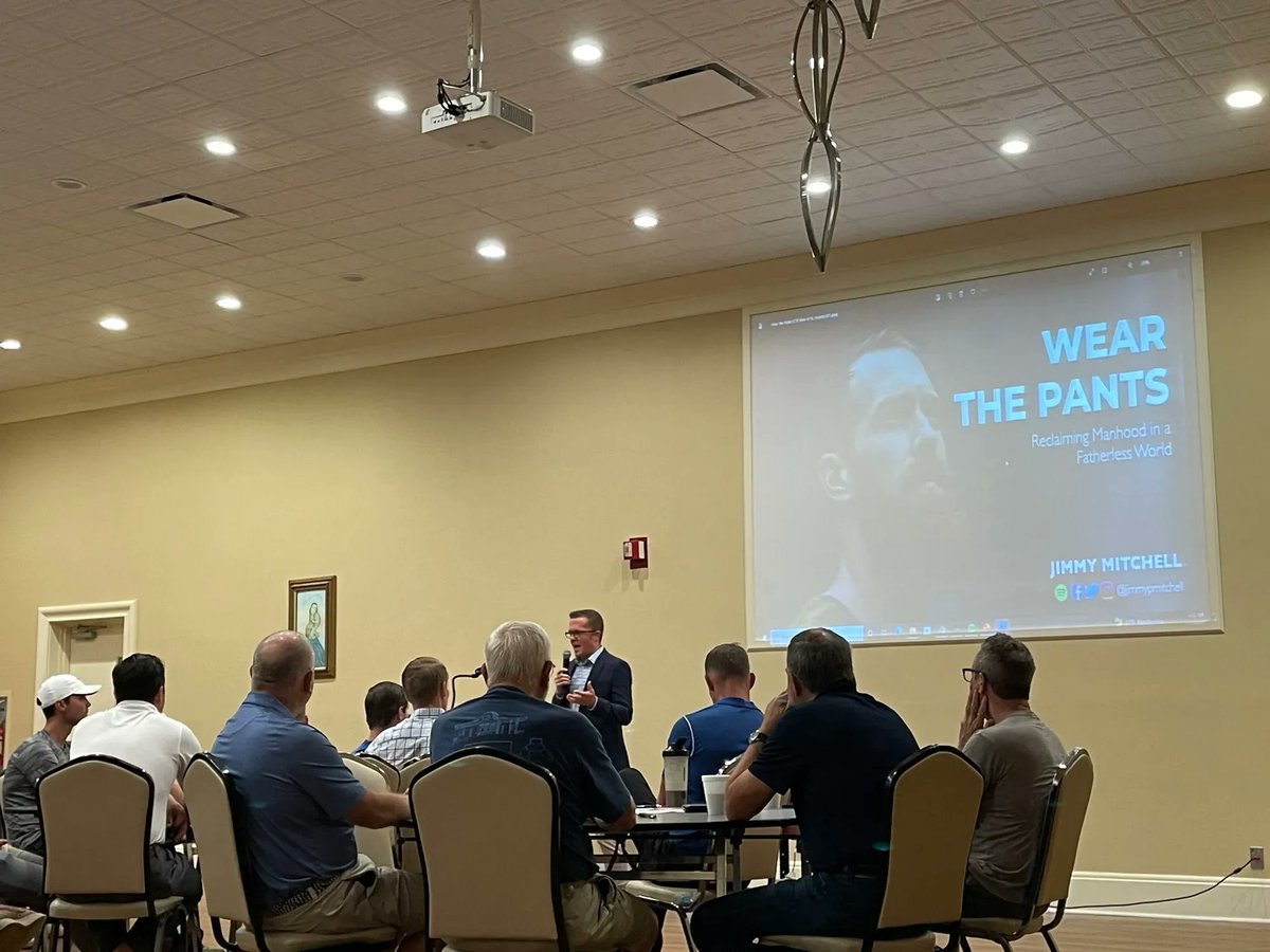 SSJCTK's tweet photo. Were you there …
when more than 100 men gathered at 6AM to be inspired by the words of Jimmy Mitchell with the graces of manhood and brotherhood?
See you next week.
#SSJCTK #3Pillars #FaithFormation #FamilyLeadership #WorksOfMercy @ctktampa https://t.co/yB3E82tcaq