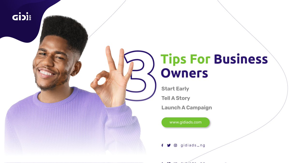 ubohovictor's tweet image. 3.Launch a campaign: Our influencers are on ground to share your story, ensuring you generate Leads and achieve your business objectives.

Start with GidiAds today. 
To Speak to our consultant send us a DM. 
Sign up @ gidiads.com