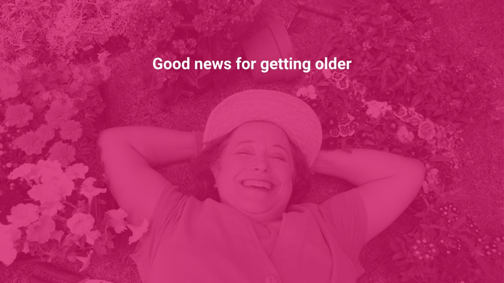 Some good news as we get older! Even though our bodies age, studies show most people find more emotional wellbeing in their older years. Seniors tend to experience more satisfaction and levelheadedness. 

Read more on these fascinating findings here:
mailchi.mp/clevergirlmark…