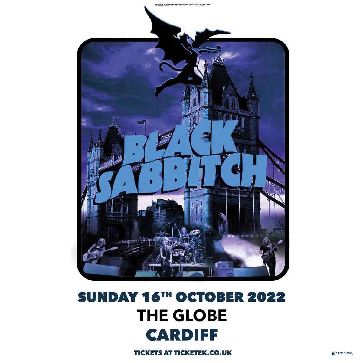 Black Sabbitch | 16/10/2022
Tickets running low: bit.ly/3jpULs9  

Since 2011, <a href="/Black_Sabbitch/">Black Sabbitch</a> have been selling out shows and wowing even the most difficult to please Sabbath worshipers, gaining a rabid fan base and the respect of critics, fans and musicians alike.