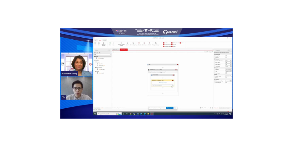 nocodejournal's tweet photo. Ms. Elizabeth Thong - Managing Director Australia and New Zealand market, @WemApac and Mr. Tran Quang Tin Head of RPA Global Business Development, #akaBot as speakers at the webinar.
https://t.co/Uf9kWgTVfe
#NoCodeJournal #NoCode #LowCode #TechNews #Technology https://t.co/vY9TFz1MVO