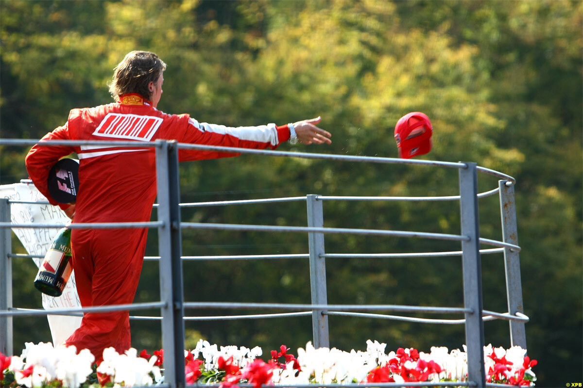 Italy 2009 The 4th consecutive podium for Kimi and the last one of the season 👑