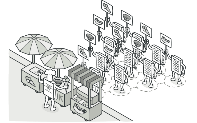 SimonMeggle's tweet photo. I'm again and again amazed, entertained and enlightened by the illustrations (credits to @zhartus) and explanations of design patterns, written by @RefactoringGuru. Given the dry subject matter, this is truly a masterpiece! 👍 🏆  #python #coding https://t.co/eqYCb4PH2x https://t.co/4n0QXSdDmT