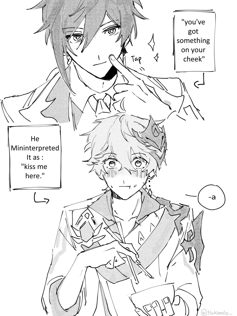 Hakondo_'s tweet photo. 💧🔶
Miscommunication https://t.co/70MqvtYgrp