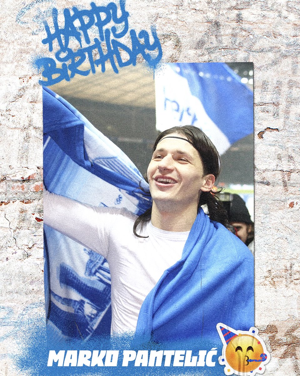 HerthaBSC's tweet photo. Und noch ein Geburtstag: Unser ehemaliger Torjäger Marko #Pantelić feiert heute seinen Ehrentag. 🥳 Alles Gute &amp; viel Gesundheit! 🍀

Und jetzt alle: Marko Pantelić oh ohhhhhh...🎶

#HaHoHe https://t.co/07i0oie9tN