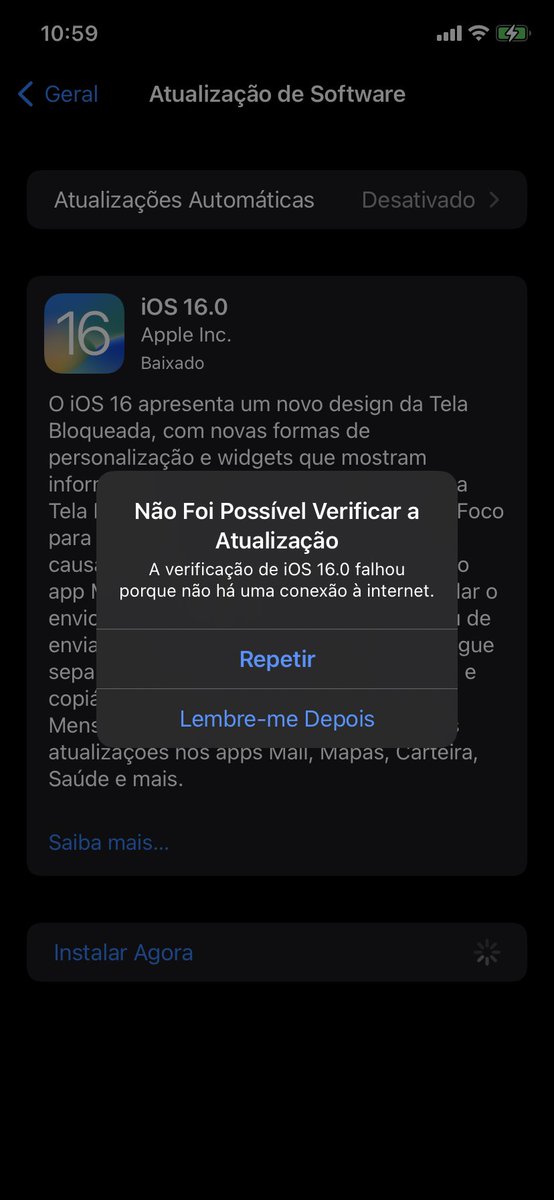 itsonlyjeh's tweet photo. Alguém com o mesmo problema no iOS 16 e conseguiu resolver? Falta de internet não é, são duas redes Wi-Fi e os dados móveis #iOS16 https://t.co/jCJzBexqjh