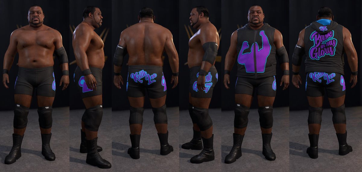 GameVolt1's tweet photo. Another request completed. Download @swerveconfident and @RealKeithLee's All Out 2022 attires now available on #WWE2K22. Search "Gamevolt" to find on CC. https://t.co/g11POUST2W