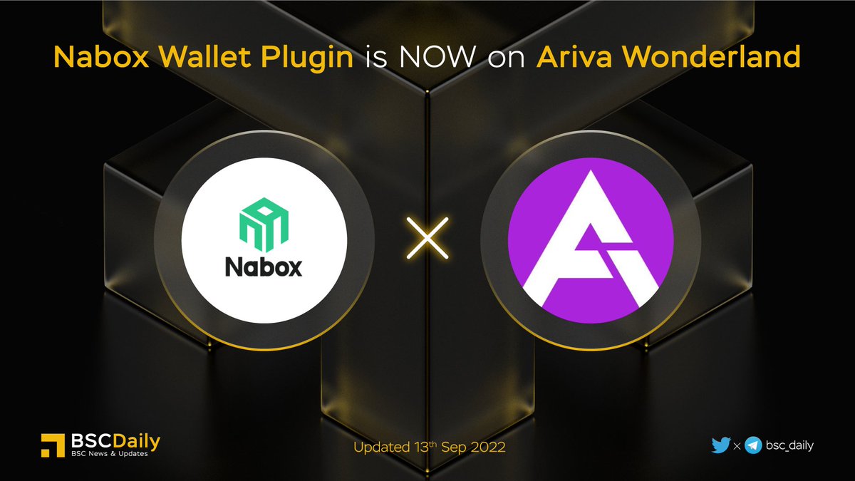 bsc_daily's tweet photo. 🎉 @naboxwallet Plugin is NOW on @ArivaWonderland @ArivaCoin🔥 

#ARV - The new generation Cryptocurrency created for travel &amp; tourism payment and reward system🪙

#NABOX - a cross-chain DID application built for #Web3💰 

More details👇

#BNB #BSC #BNBCHAIN 🤝 https://t.co/xWnQOaqRGF