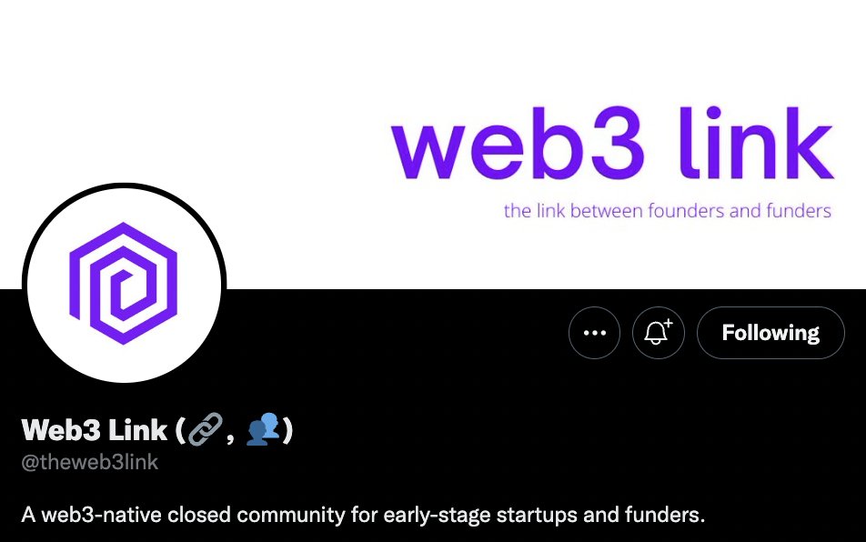jrp_gg's tweet image. At @theweb3link, we are building an invite-only community that supports web3 early-stage startups.

We are putting together a list of exceptional advisors in the VC and web3 space to help us execute.

We decided to make this a closed community for the following reasons...

👇🏽👇🏽👇🏽