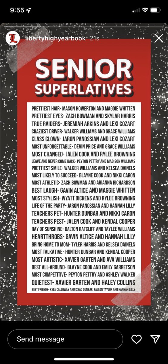 Senior Superlatives!!