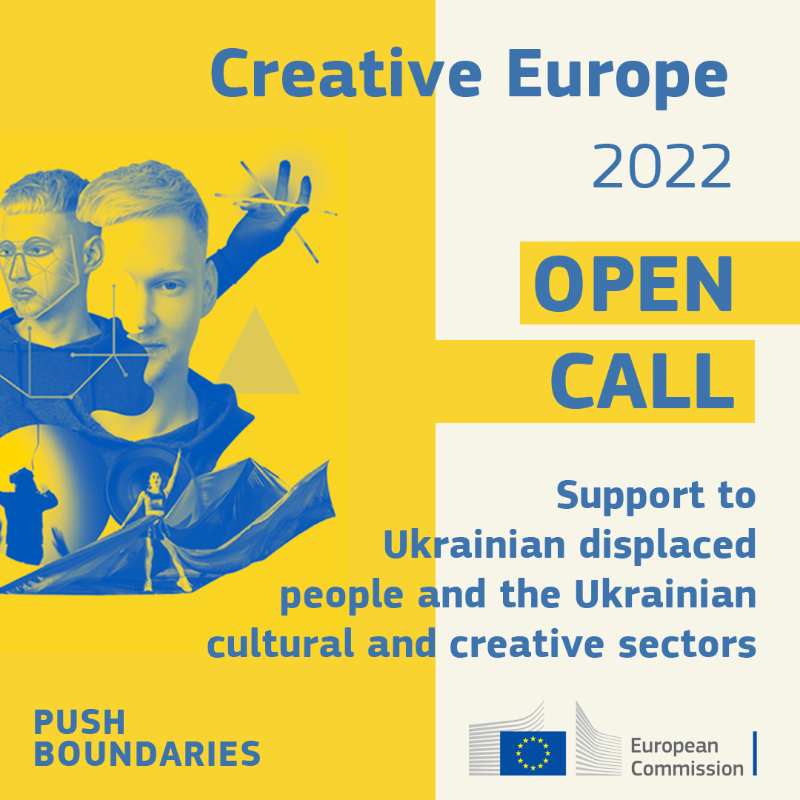 europe_creative's tweet photo. 📣 Attention 📣

We've just launched a 🆕special call under the #CreativeEurope programme aiming at supporting Ukrainian artists, cultural and creative sectors with a budget of €5 million. 🇪🇺🇺🇦 #PushBoundaries

🗓️ Apply by 29 November 2022.

⤵️
