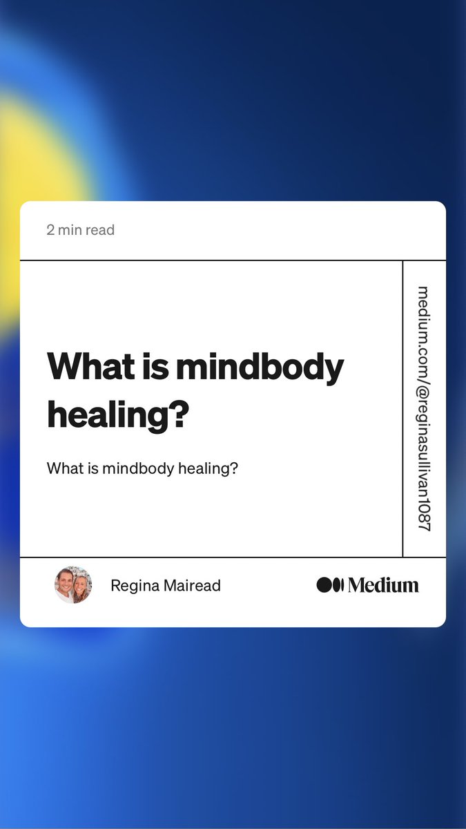 reginaswrites's tweet photo. Can your thoughts impact how you feel physically? Read below about the mindbody connection! https://t.co/hkhru9sl9L