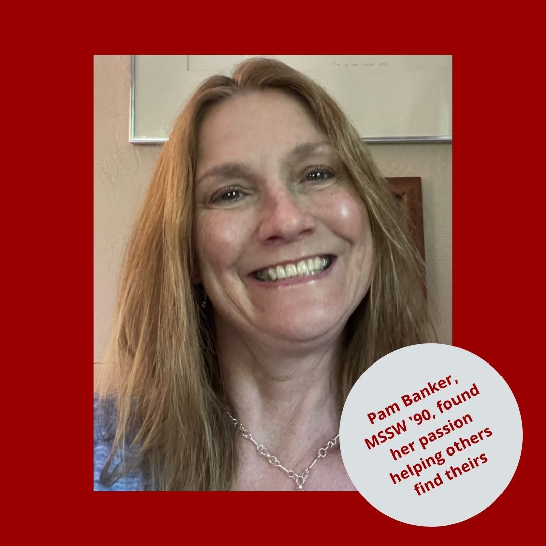 Pam Banker, a graduate of @UWMadSocialWork, owns the Earth Art Studio in Door County where she uses her background in social work to help others connect with their talents and passions. Way to go Pam! Read more in the 'News & Events' section in the link in our bio.
