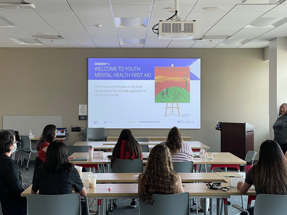 CHCSFoundation's tweet photo. Excited to be teaching Mental Health First Aid at UIW!
#GoCardinals #chcsf #mhfa https://t.co/hpARSSfLwJ